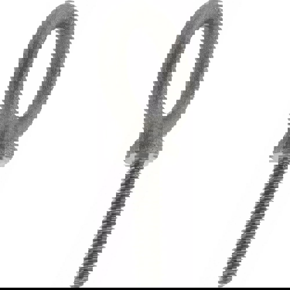 Fixed Lifting Eye Bolt: With Shoulder, 500 lb Capacity, 1/4-20 Thread, Grade 1030 Steel